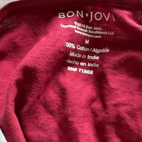 Bon Jovi burgundy with white trim - Picture 4 of 4